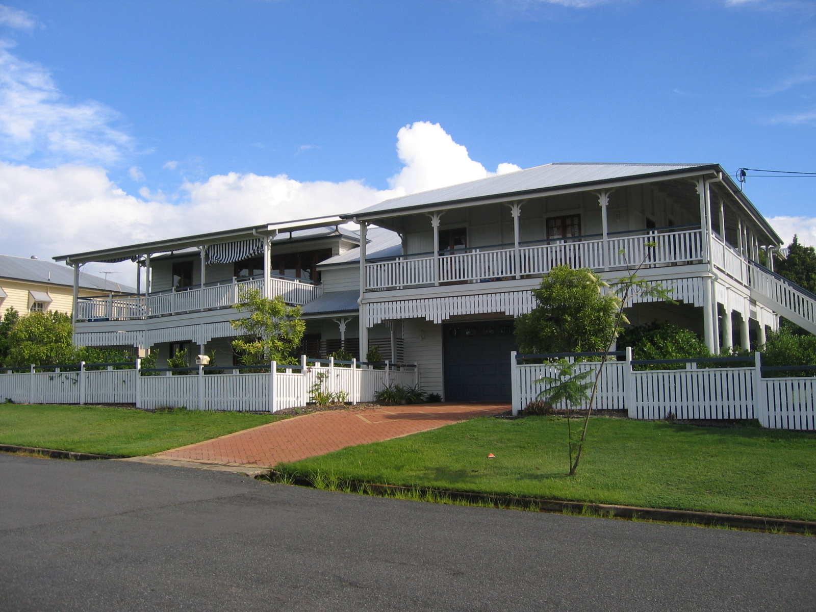 A Brisbane house shown as an architectural reference for land, building and spatial observation